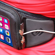 Running Waistband with Zippered Pocket for Holding Phones
